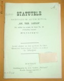 Statut Soc. ajutor ,,A.T. LAURIAN&amp;quot; Buc. 1908