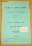 Statut Soc. export cereale ,,BRAILA&amp;quot; Braila 1912