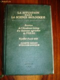 1774 La situation dans la Science Biologique