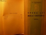 G.Calinescu - Opera lui M. Eminescu -vol.4si5-Prima Ed-1936