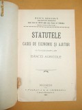 Statut casa ajutor functionari Banca Agricola Buc. 1911