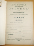 Statut Banca ,, Isvorul&amp;quot; T. Severin 1904