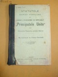 Statut Banca ,,PRINCIPATELE UNITE&amp;quot; Giurgiu 1906