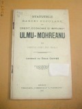 Statut Banca ,,ULMU-MOHREANU&amp;amp;quot; Giurgiu 1907