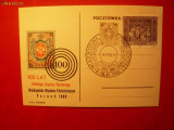 Carte Postala Sp. -100 Ani Prima Marca Postala Polonia 1960