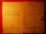 D. CARACOSTEA &#039;&#039; CRITICE LITERARE &#039;&#039; vol 1 si 2 --1943--1944