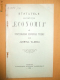 Statute Soc. ,,Economia&amp;quot; Vlasca Giurgiu 1906