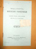 Regulament asoc. proprietari masini Buc. 1912