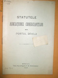 Statut Asoc. comercianti port Braila 1910