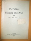 Statut Asoc. comercianti port Braila 1910