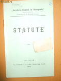 Statut Soc. romana de stenografie Buc. 1905