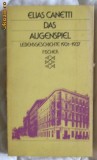 E Canetti Das Augenspiel Lebensgeschichte 1931-37 1988