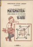 Matematica pentru cercurile de elevi din clasele V-VIII