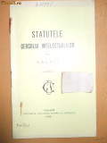 Statut Cercul intelectualilor Galati 1910
