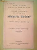 Statut Banca ,,Alungarea Saraciei&amp;quot; Iasi Giurgiu 1916