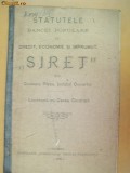 Statut Banca ,,Siret&amp;quot; Covurlui Giurgiu 1906