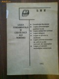 2098 Legea fundamentala si legi de baza ale Romaniei