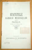 Statut- Clubul Meseriasilor din Piatra Neamt-1912