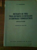 2211Instalatiile de tiraj prin aspiratie si refulare la centrale, 1953