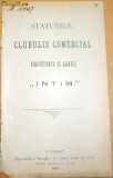 Statut Club Comercial ,,Intim&amp;quot; Buc. 1904