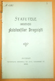 Statut Soc. Asistentilor Droguisti Buc. 1904