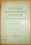 Statute Soc. filantropica ,,Mugur&amp;quot; Buc. 1912