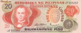 Bancnota Filipine 20 Piso (1970) - P155 UNC