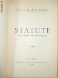 Statute Soc. ,,Binefacerea&amp;quot; Buc. 1910
