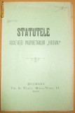 Statute Soc. proprietari urbani Buc. 1903