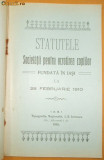 Statut Soc. ocrotirea copiilor Iasi 1910