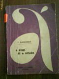 2355 F.Durrenmatt a Biro Es a Hoher, 1969
