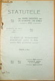 Statute Prima Soc. economie Iasi 1910