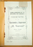 Statute Soc. imprumut ,,Sf. Voievozi&amp;quot; Iasi 1910