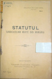 Statut sindicate mixte Romania Buc. 1910