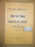 Dare de seama spital copii ,,Caritatea&amp;quot; Iasi 1911