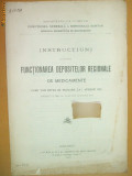 Instructiuni pt deposite regionale de medicamente 1913