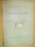 Ordine circulare pr scoalele de meserii Buc. 1912