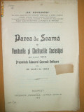 Dare de seama Soc. ajutor ,,Gutenberg&amp;quot; Buc. 1906