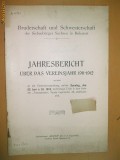 Jahres-Bericht des Bukarester Bruderschaft Buc. 1912