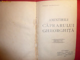 MIHAIL SADOVEANU - Amintirile Caprarului Gheorghita - 1909