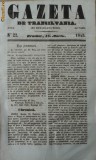 Cumpara ieftin Gazeta de Transilvania , Brasov , nr. 22 , 18 martie , 1843