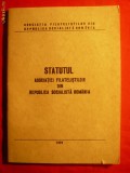 Statutul Asociatiei Filatelistilor din RSR -1978 , cu autograf