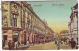 558 - BUCURESTI, Lipscani street, stampila de VAPOR - old postcard - used - 1906, Circulata, Printata