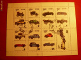 Bloc 8 val. stamp. - Automobile 1977 - OMAN