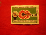 Serie- 50 Ani Org.Internat.a Muncii 1969 R.Malgasa ,1 valoare