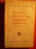 E. LOVINESCU - Istoria Literaturii Romane Contemp.1900-1937