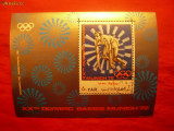 COLITA -ATLETISM -Olimpiada Munchen 1972 YEMEN stamp.