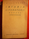 E. LOVINESCU - Ist. Lit. Rom. Contemp.vol 1 -Prima Ed.1926