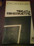 2518 Vocatia Constructiva Ioan Lancranjan