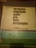2552 Verificarea Progresului scolar prin teste docimologice